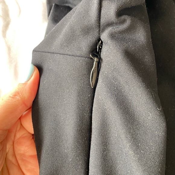 Bebe Black asymmetrical Dress Large - Picture 3 of 5